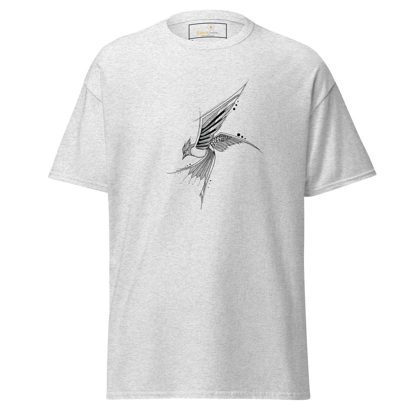 Unisex classic tee - ANIMALS BIRD - REGULAR - Ash / S