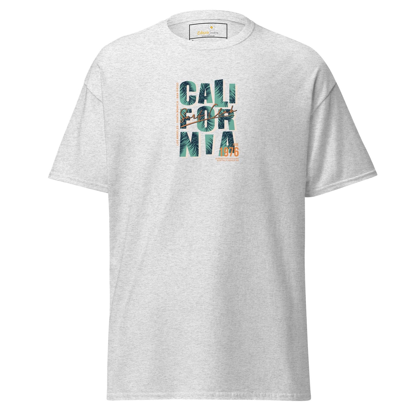 Unisex classic tee - TEXT CALIFORNIA - REGULAR - Ash / S