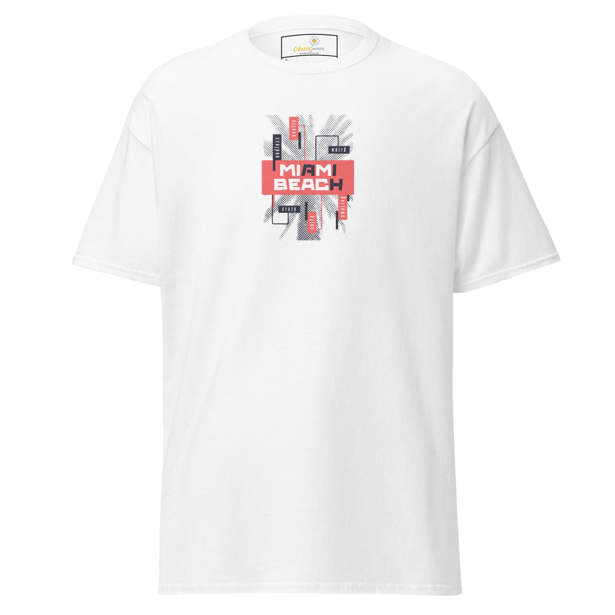 Unisex classic tee - COUNTRY SUMMER MIAMI BEACH - REGULAR - White / S