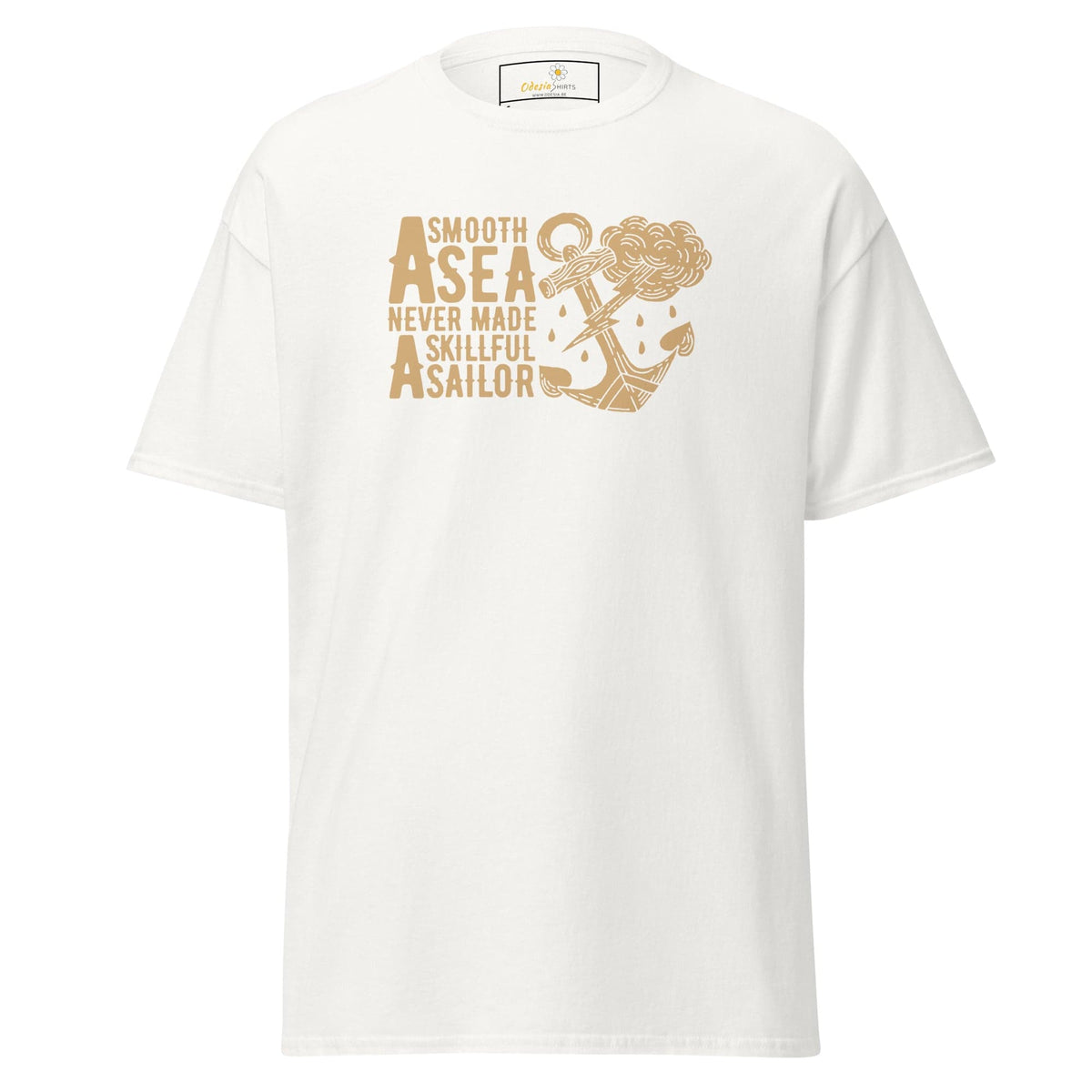 Unisex classic t-shirt - SEALIFE SMOOTH SEA MADE SAILOR - REGULAR - White / S