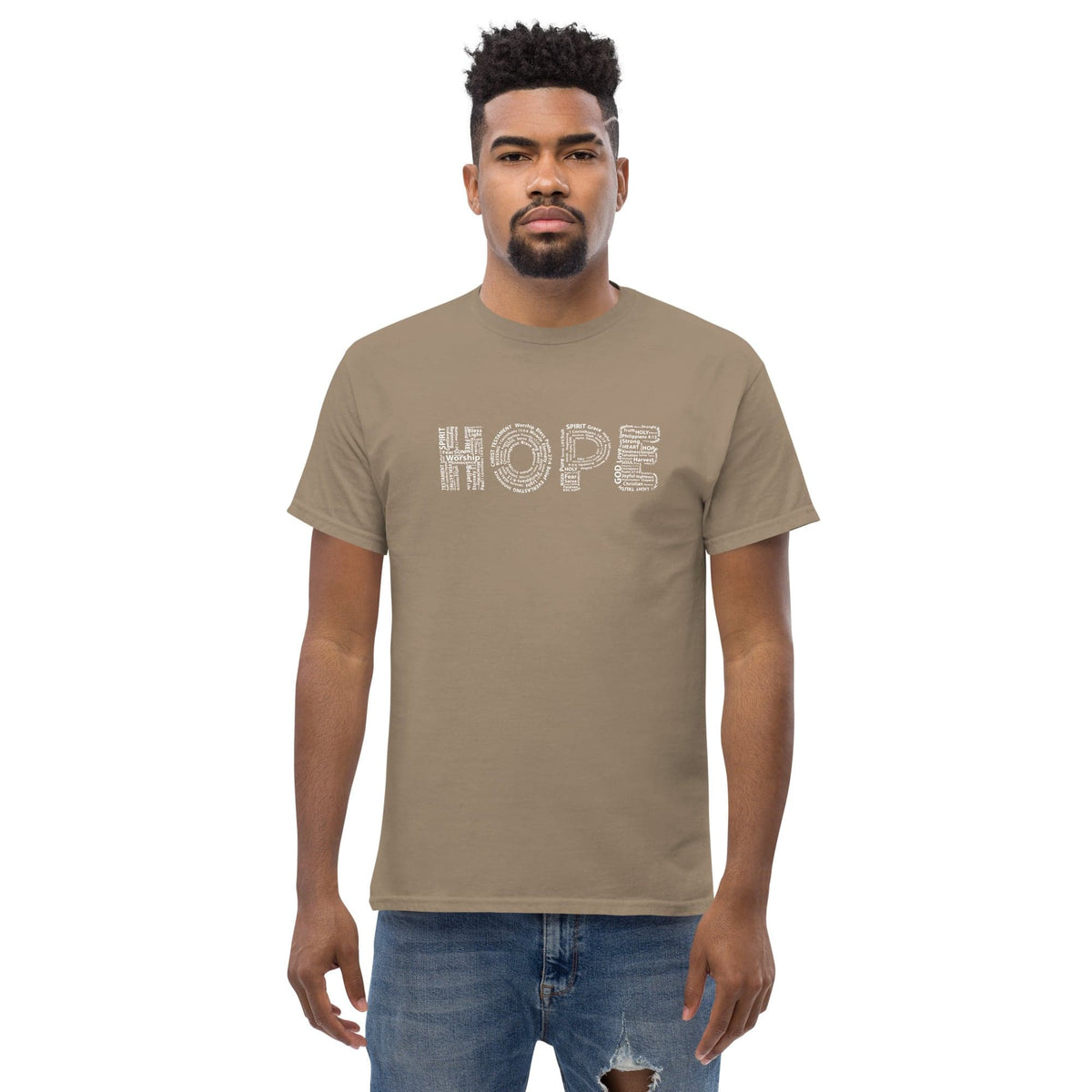 Art T-shirt Design Tee • Man / Woman • [s-xl] - Brown Savana / s