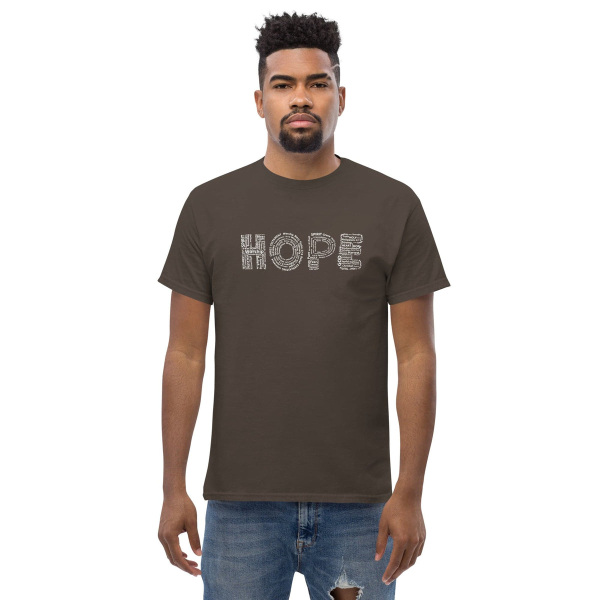 Art T-shirt Design Tee • Man / Woman • [s-xl] - Dark Chocolate / s