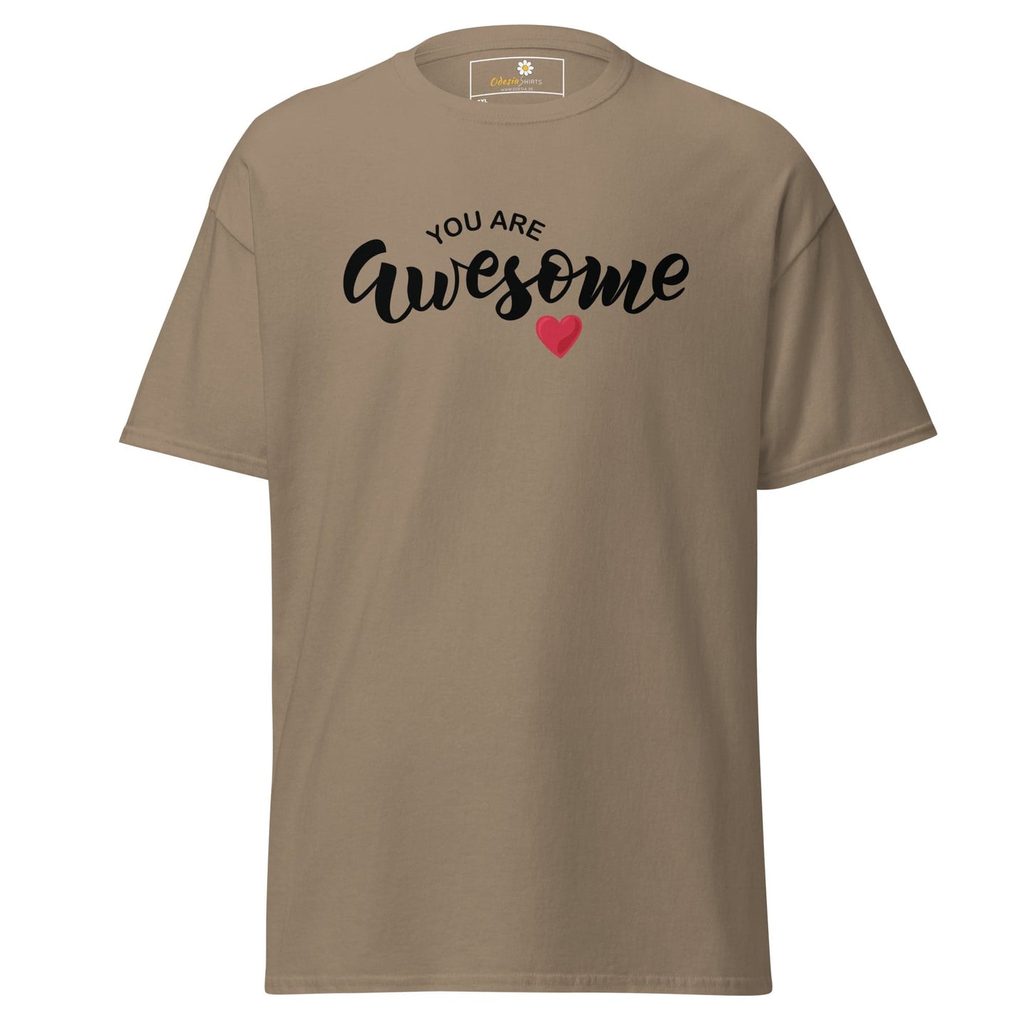 Art T-shirt Design Tee • Men / Women • [2xl-5xl] - Brown Savana / 2xl