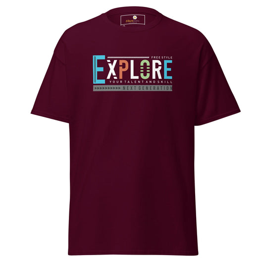 Art T-shirt Design Tee • Men / Women • [2xl-5xl] - Maroon / 2xl