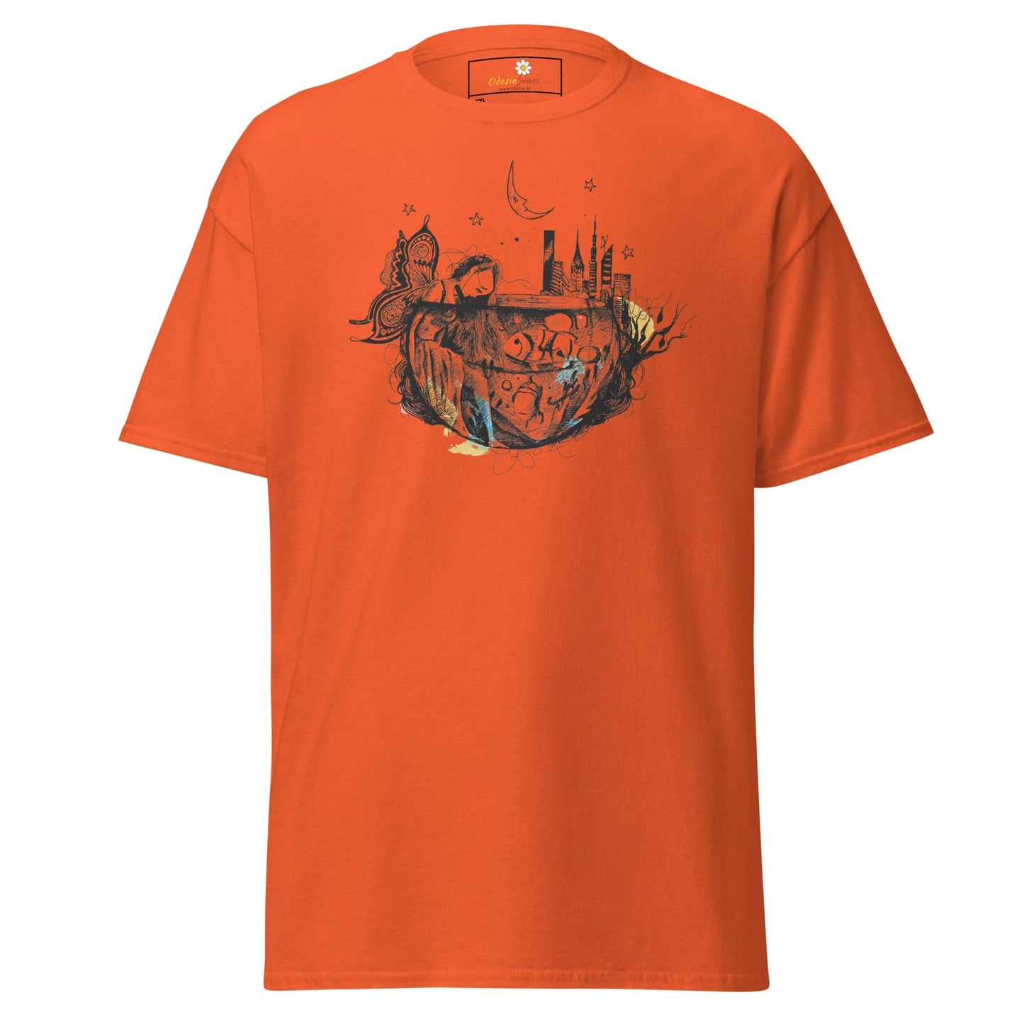 Art T-shirt Design Tee • Men / Women • [2xl-5xl] - Orange / 2xl