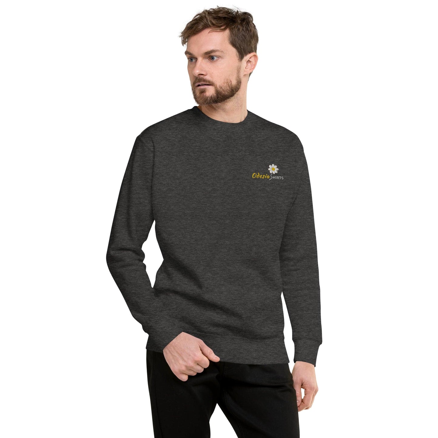 ODESIA’S Premium Sweatshirt - Charcoal Heather / S