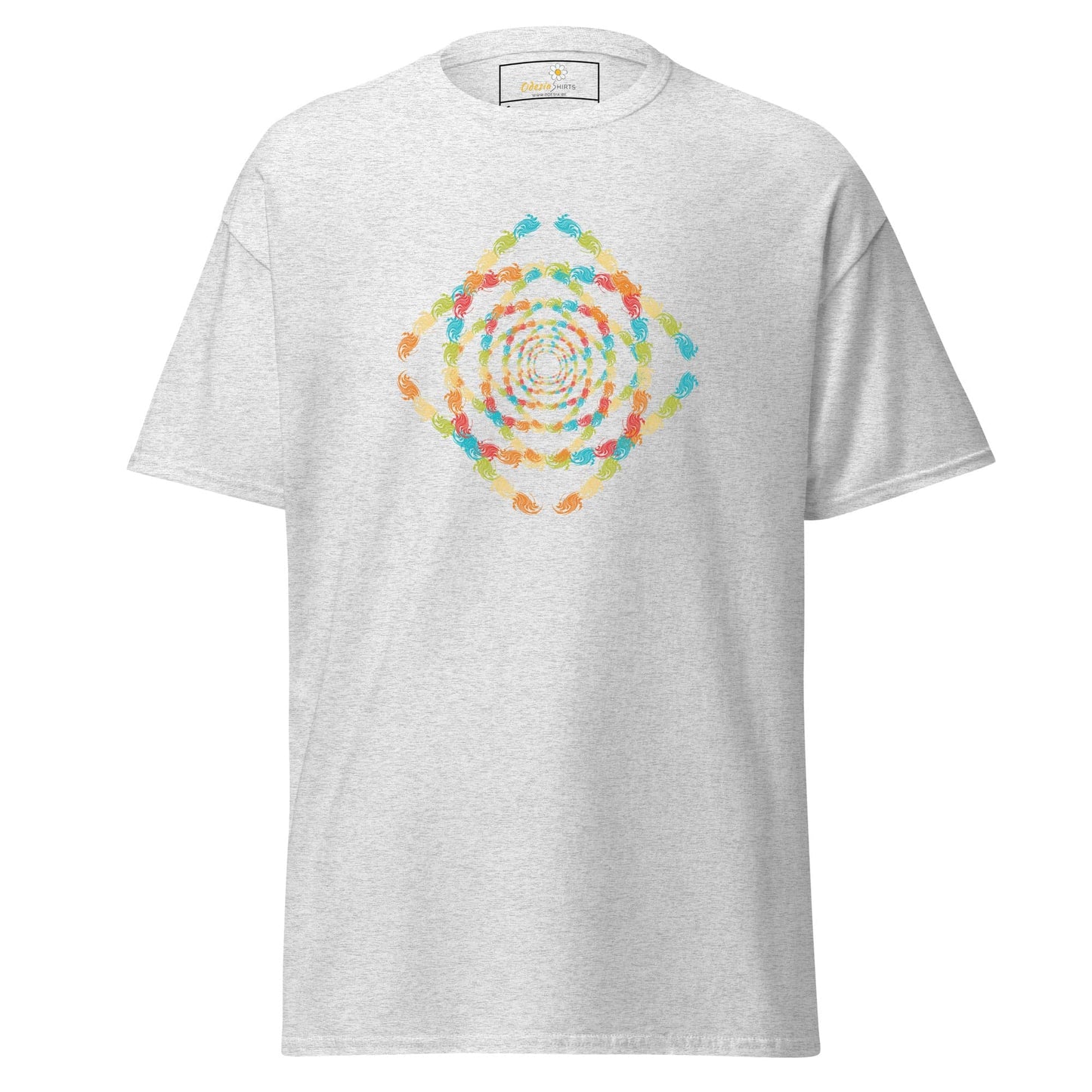 Unisex classic tee - ABSTRACT MISC SQUARE TUNNEL - REGULAR - Ash / S