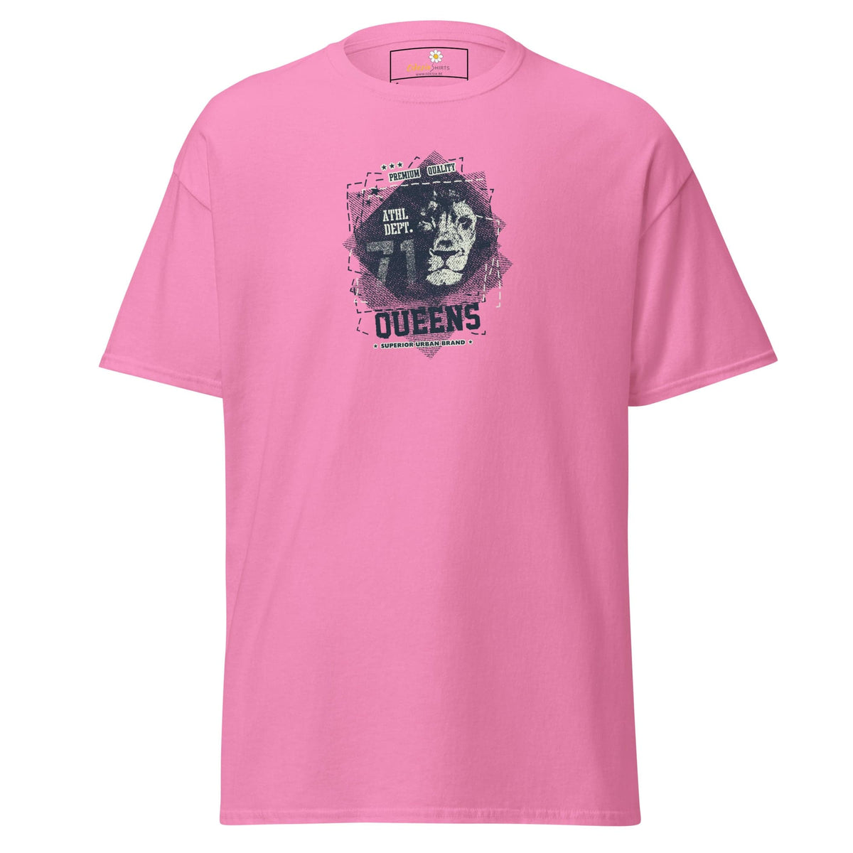 Unisex classic tee - URBAN WILD LIFE 71 QUEENS - REGULAR - Azalea / S