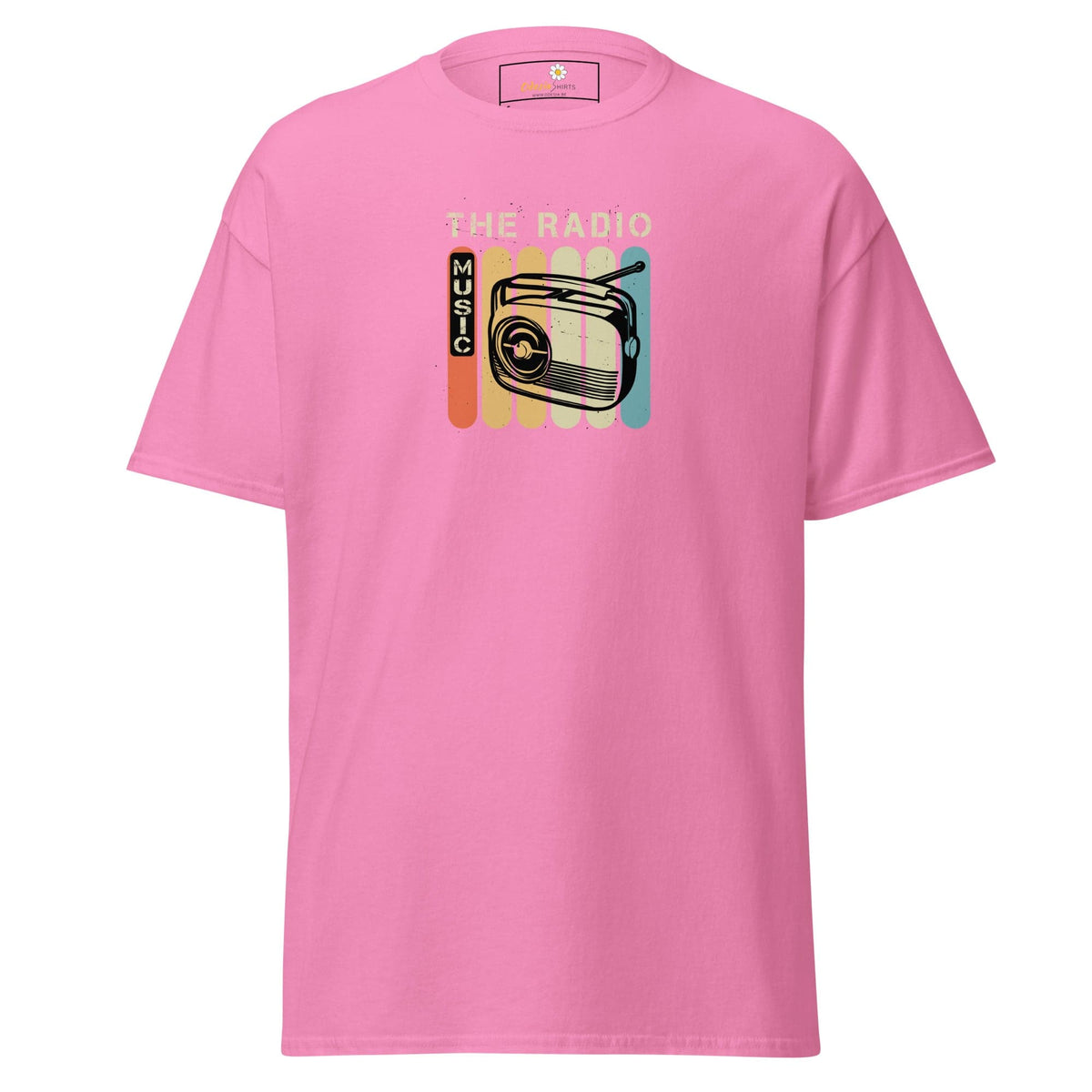 Unisex classic t-shirt - MUSIC THE RADIO - REGULAR - Azalea / S
