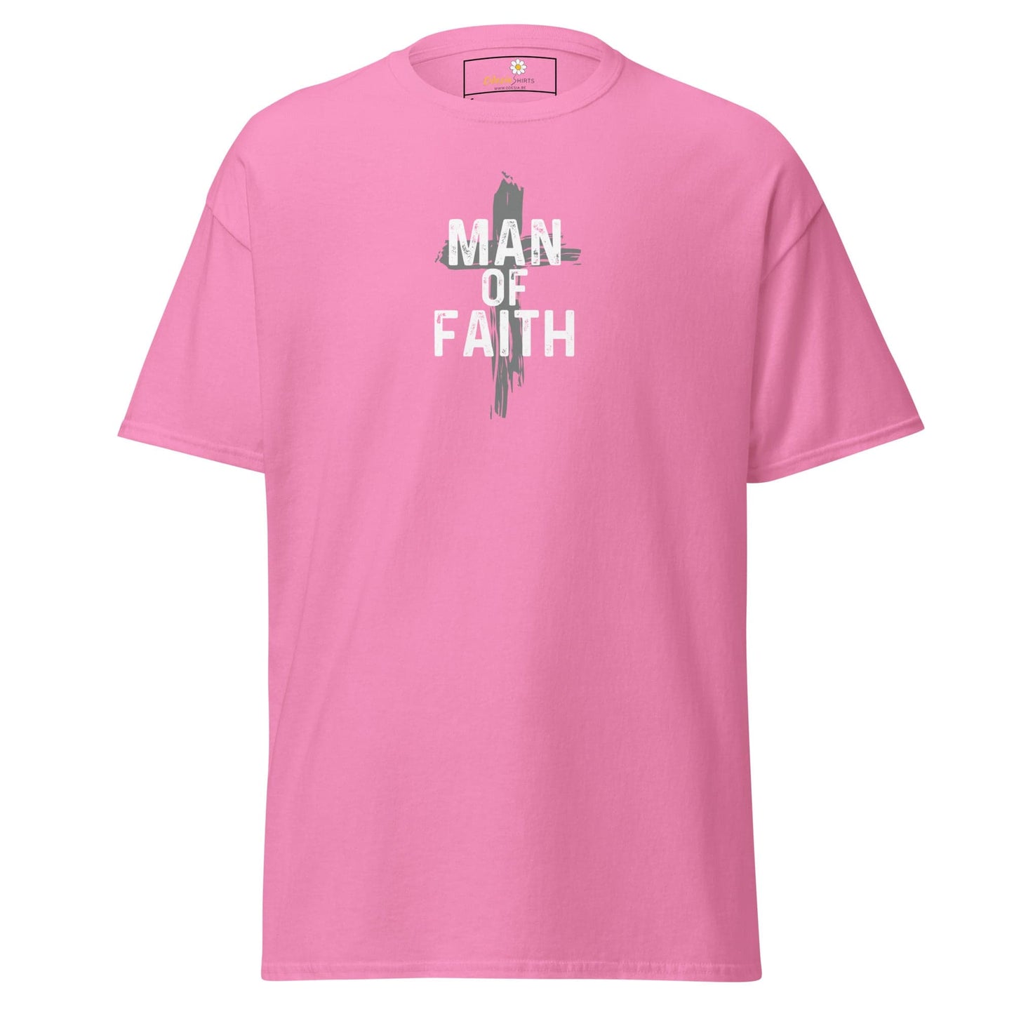 Unisex classic tee - SPIRITUAL MAN OF FAITH - REGULAR - Azalea / S