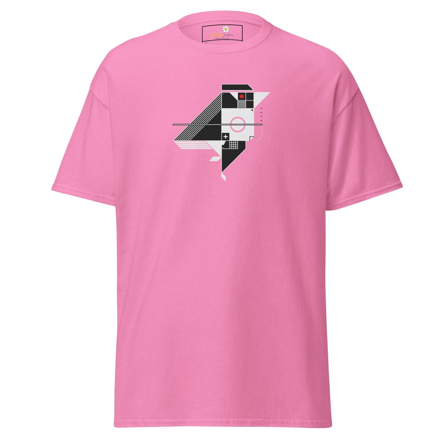 Unisex classic tee - ABSTRACT BIRD - REGULAR - Azalea / S