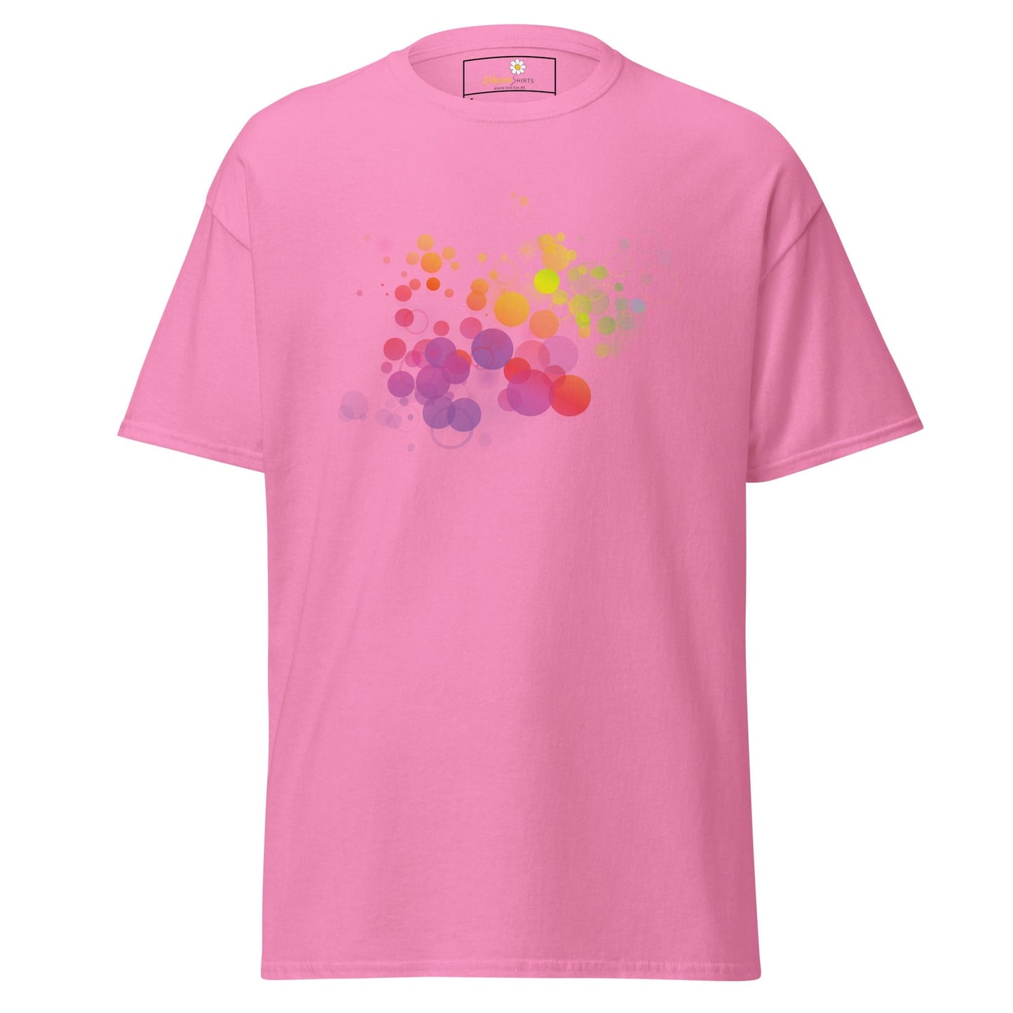 Unisex classic tee - ABSTRACT BUBBLES - REGULAR - Azalea / S