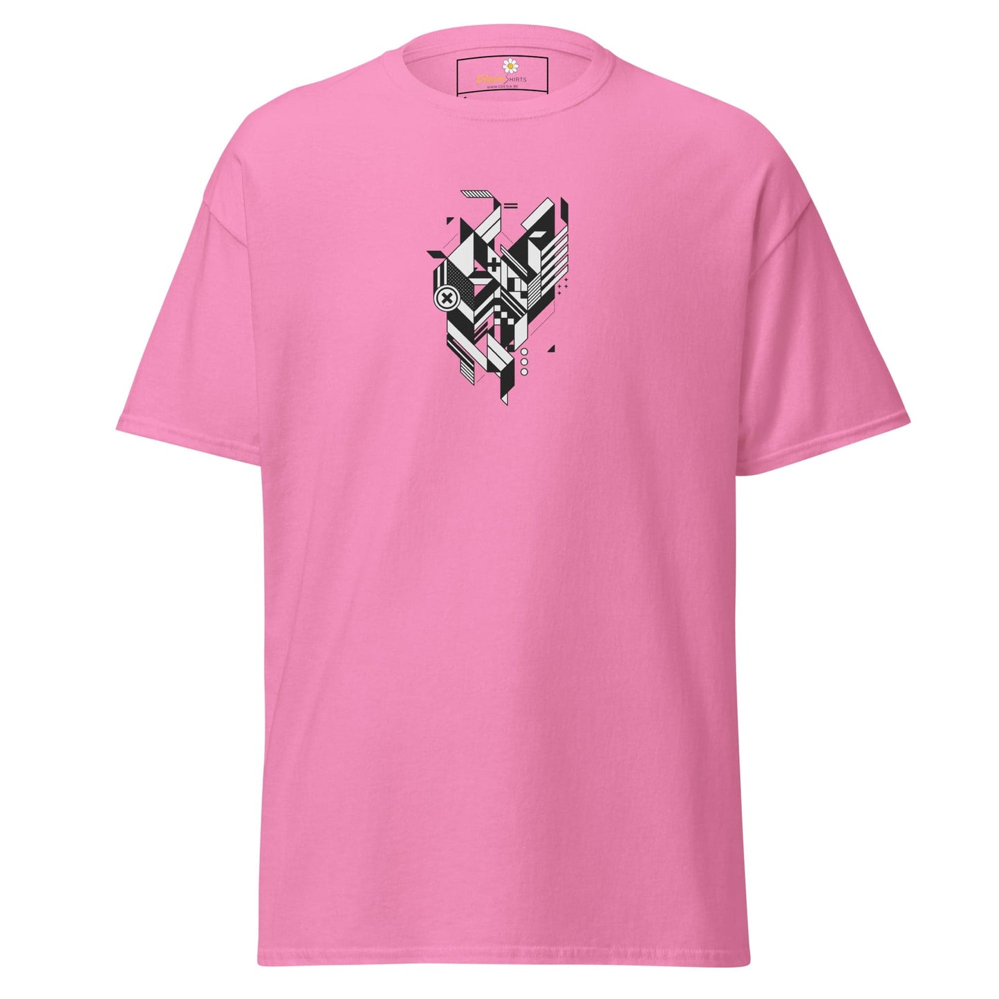 Unisex classic tee - ABSTRACT FIGURE - REGULAR - Azalea / S