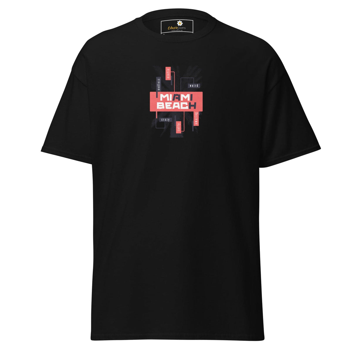 Unisex classic tee - COUNTRY SUMMER MIAMI BEACH - REGULAR - Black / S