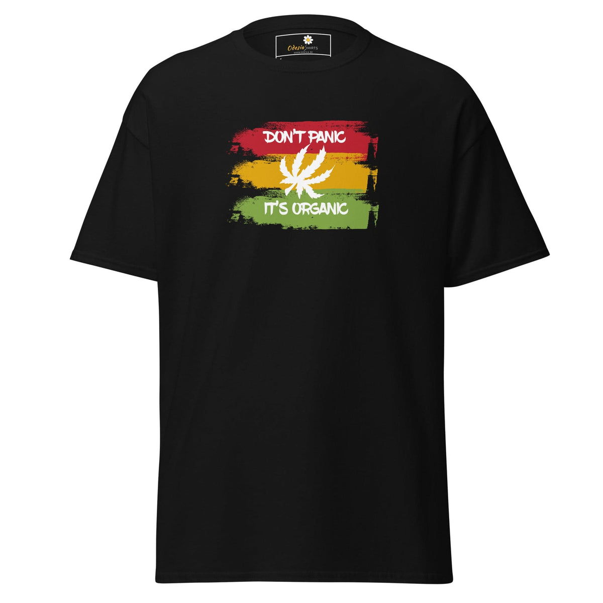 Unisex classic t-shirt - MYSTIC DON’T PANIC ORGANIC - REGULAR - Black / S