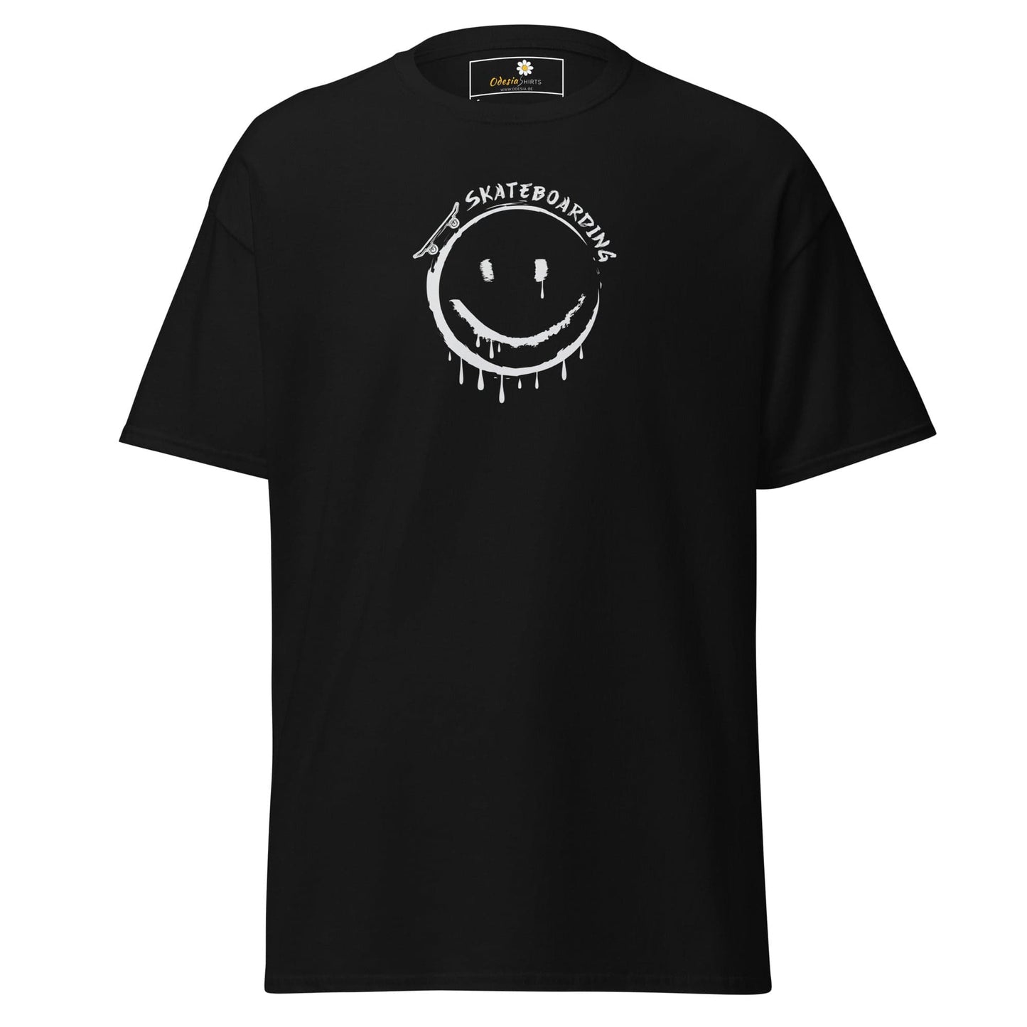 Unisex classic tee - SPORT SKATEBOARDING SMILE - REGULAR - Black / S