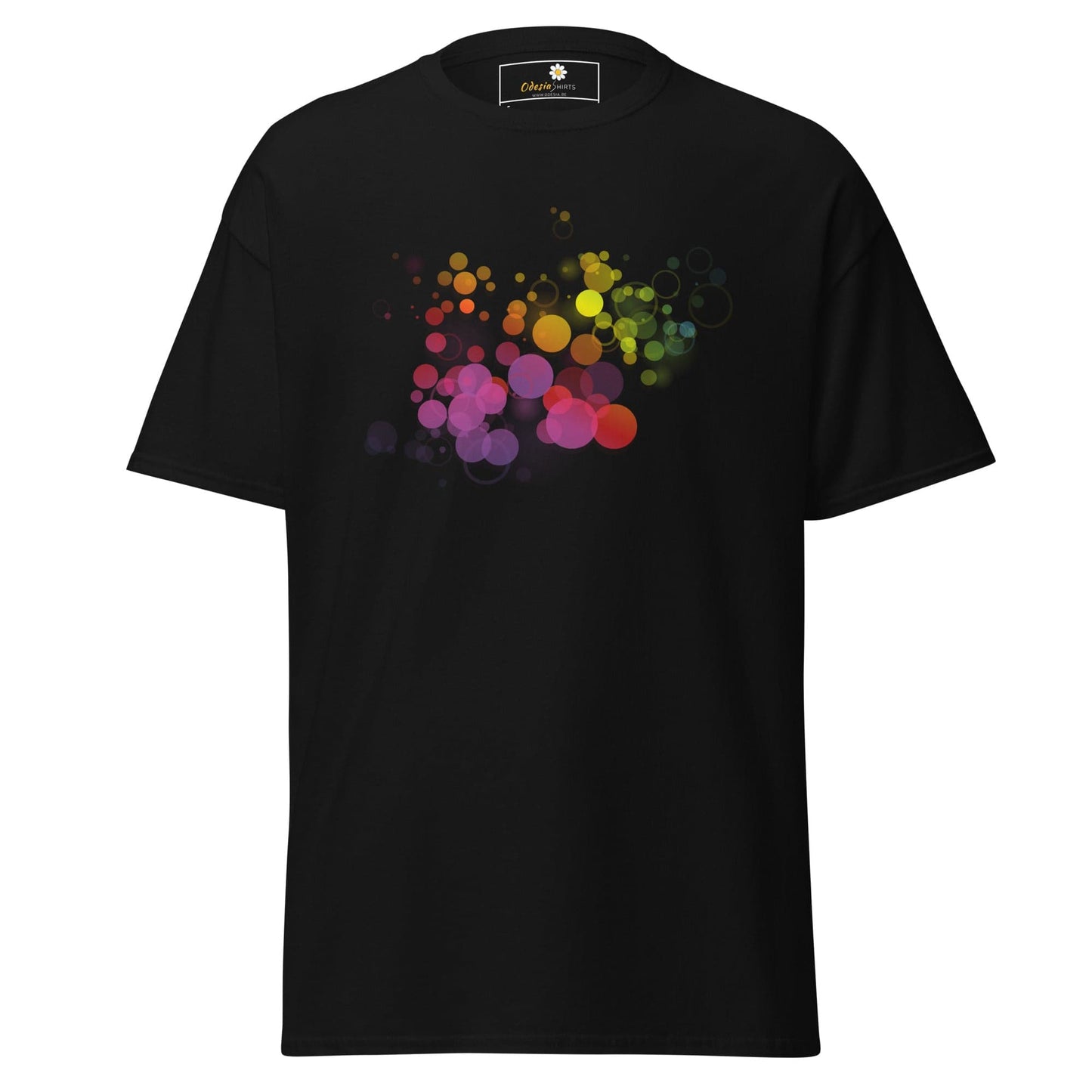 Unisex classic tee - ABSTRACT BUBBLES - REGULAR - Black / S