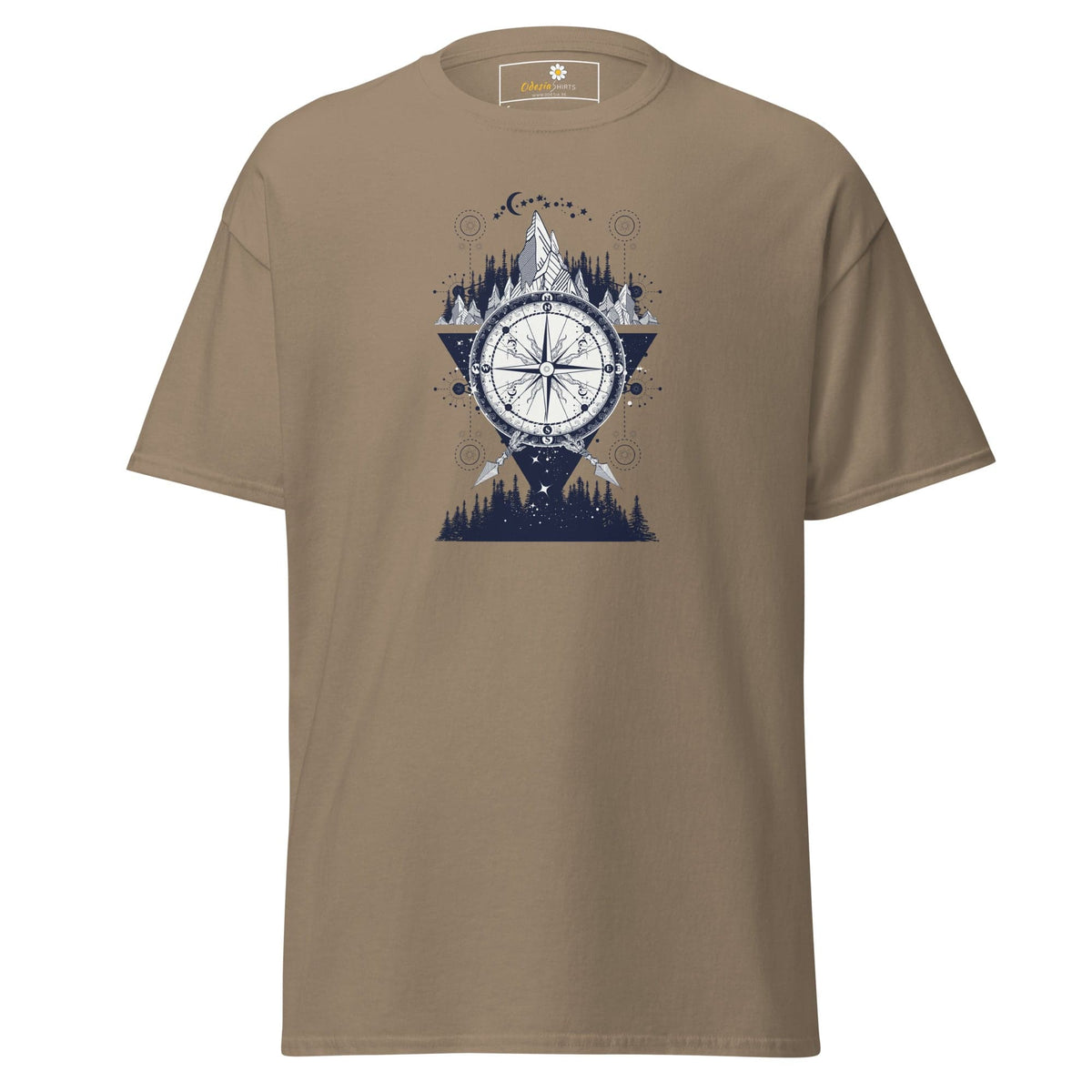 Unisex classic t-shirt - MYSTIC DIRECTIONS - REGULAR - Brown Savana / S