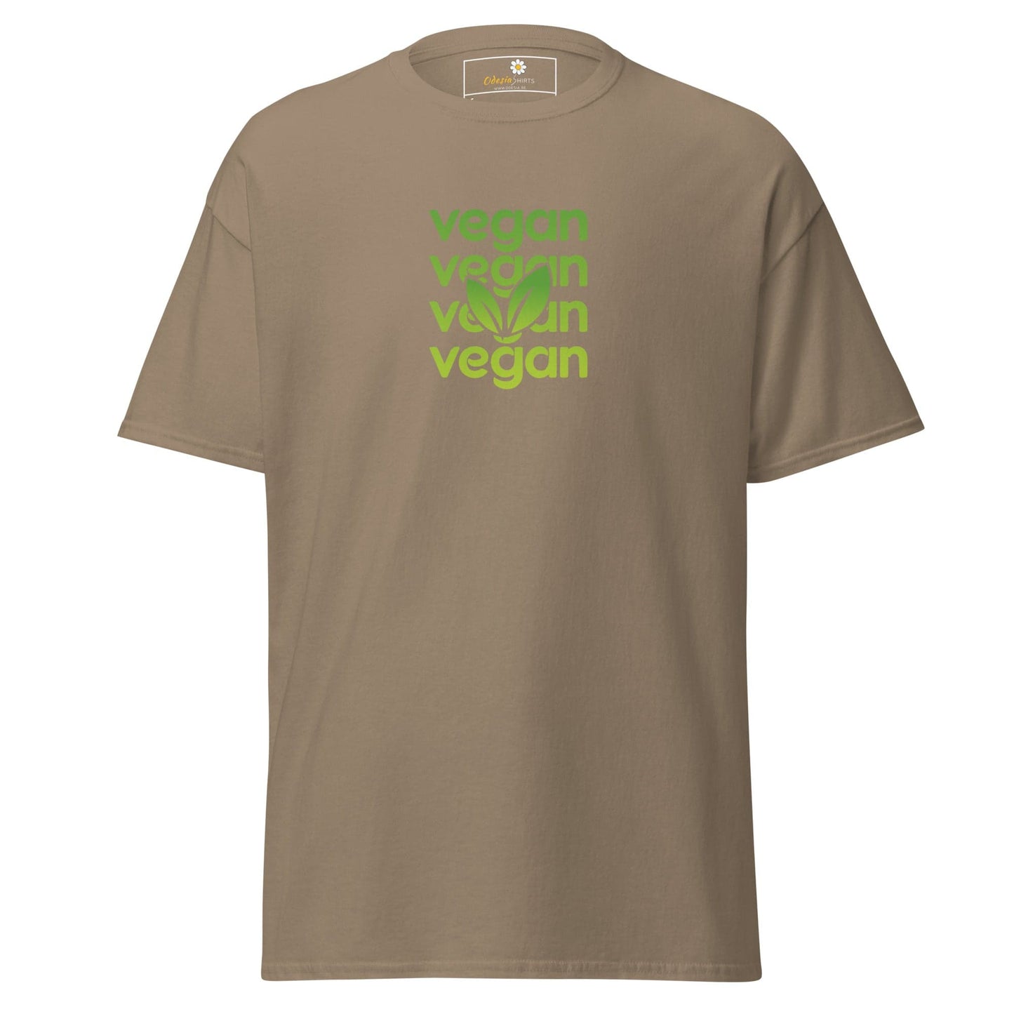 Unisex classic tee - GREEN VEGAN - REGULAR - Brown Savana / S