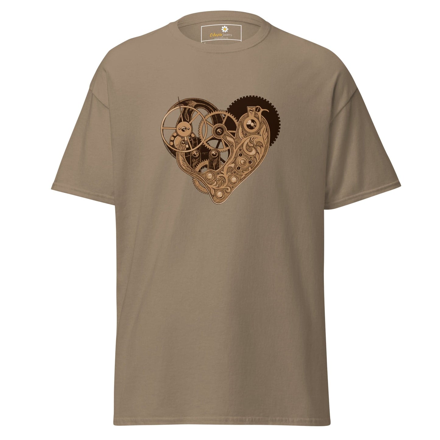 Unisex classic tee - ABSTRACT HEART - REGULAR - Brown Savana / S