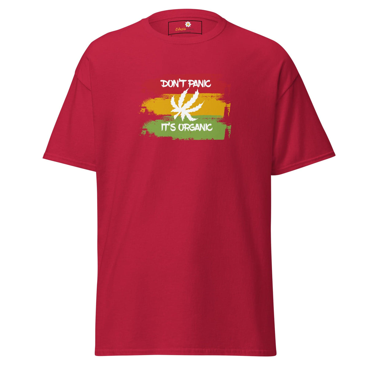 Unisex classic t-shirt - MYSTIC DON’T PANIC ORGANIC - REGULAR - Cardinal / S
