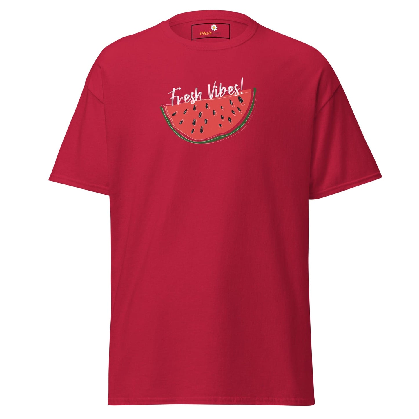 Unisex classic tee - SUMMER FRESH VIBES - REGULAR - Cardinal / S