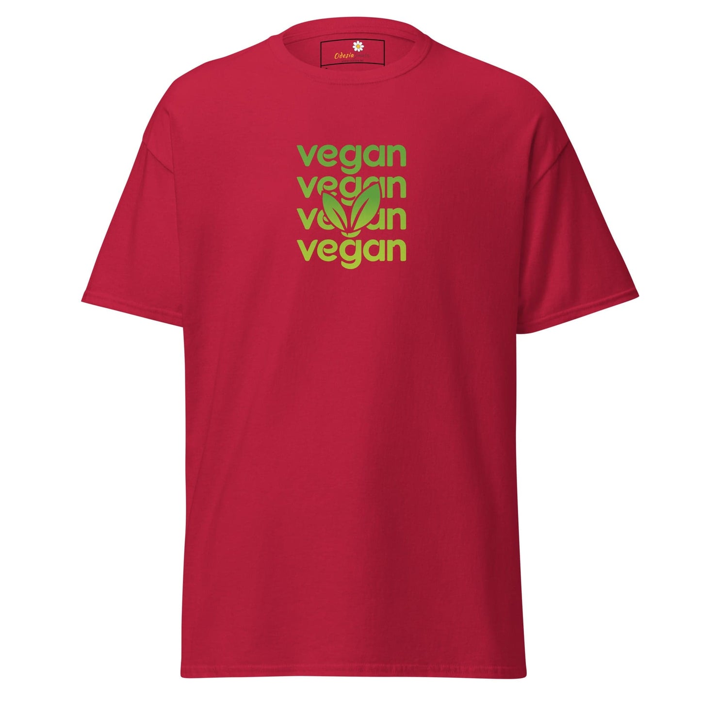 Unisex classic tee - GREEN VEGAN - REGULAR - Cardinal / S
