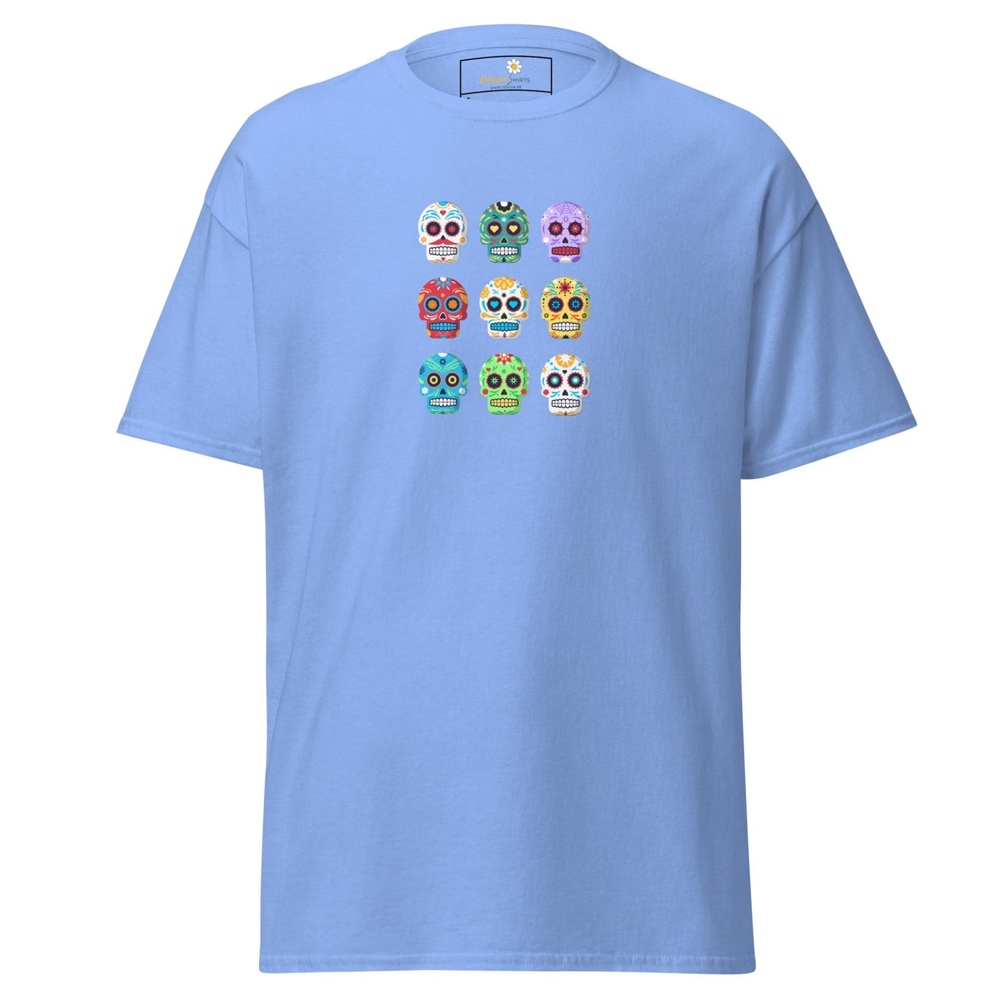 Unisex classic tee - SKULL COLOR SKULLS - REGULAR - Carolina Blue / S