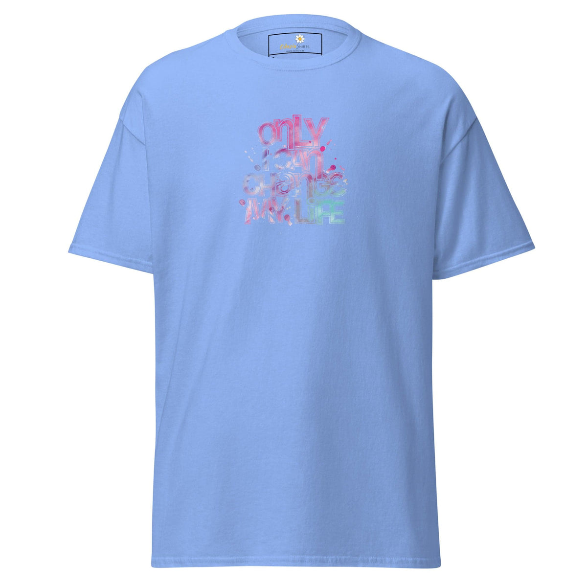 Unisex classic tee - TEXT ONLY I CAN CHANGE - REGULAR - Carolina Blue / S