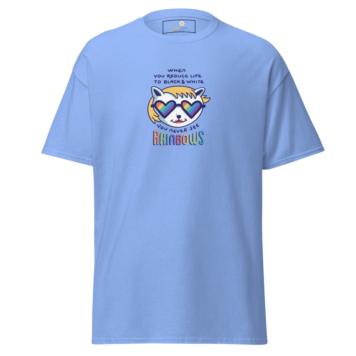 Unisex classic tee - COMMUNITY MISC SEE RAINBOWS - REGULAR - Carolina Blue / S