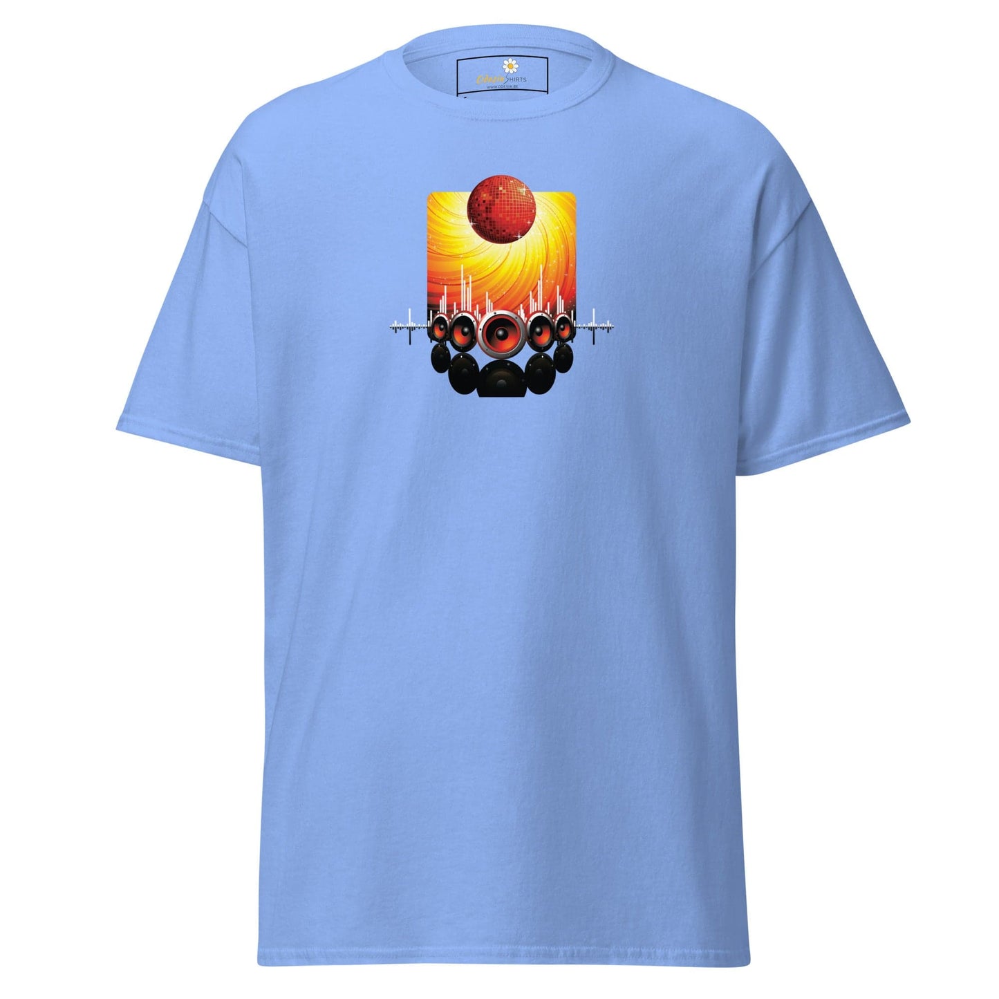 Unisex classic tee - MUSIC SPEAKERS - REGULAR - Carolina Blue / S