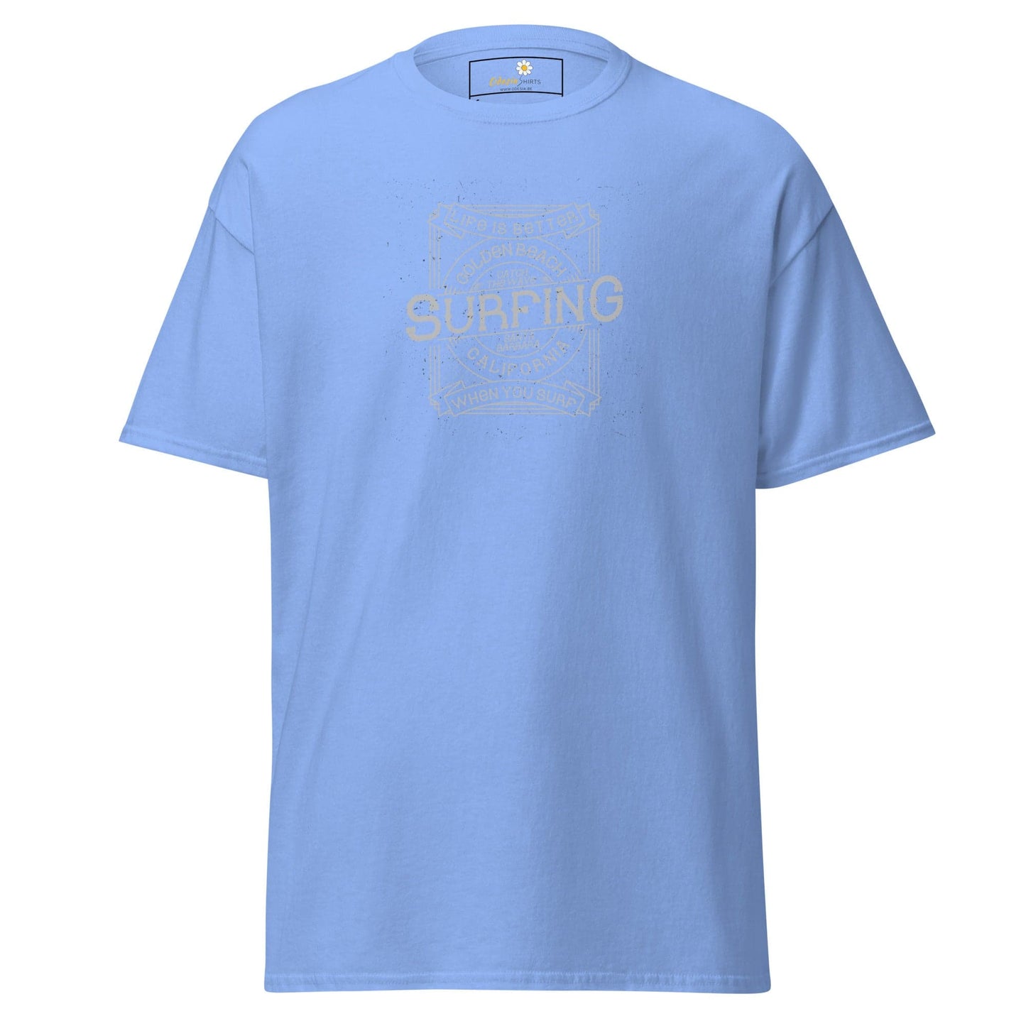 Unisex classic tee - SPORT GOLDEN BEACH SURFING - REGULAR - Carolina Blue / S