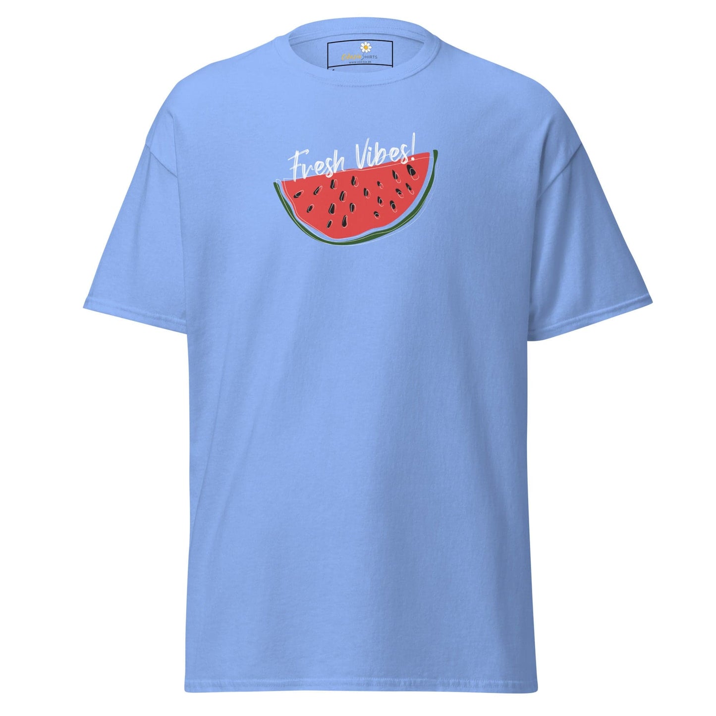 Unisex classic tee - SUMMER FRESH VIBES - REGULAR - Carolina Blue / S