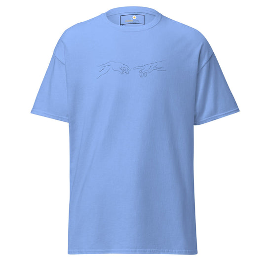 Unisex classic tee - SPIRITUAL TOUCH OF GOD - REGULAR - Carolina Blue / S
