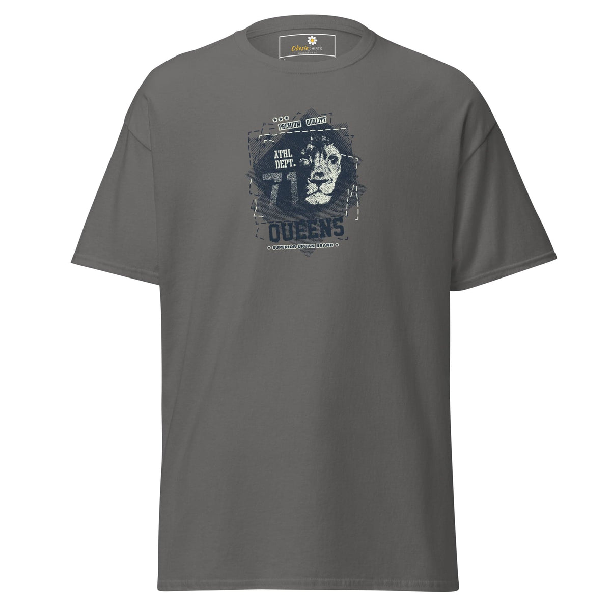 Unisex classic tee - URBAN WILD LIFE 71 QUEENS - REGULAR - Charcoal / S