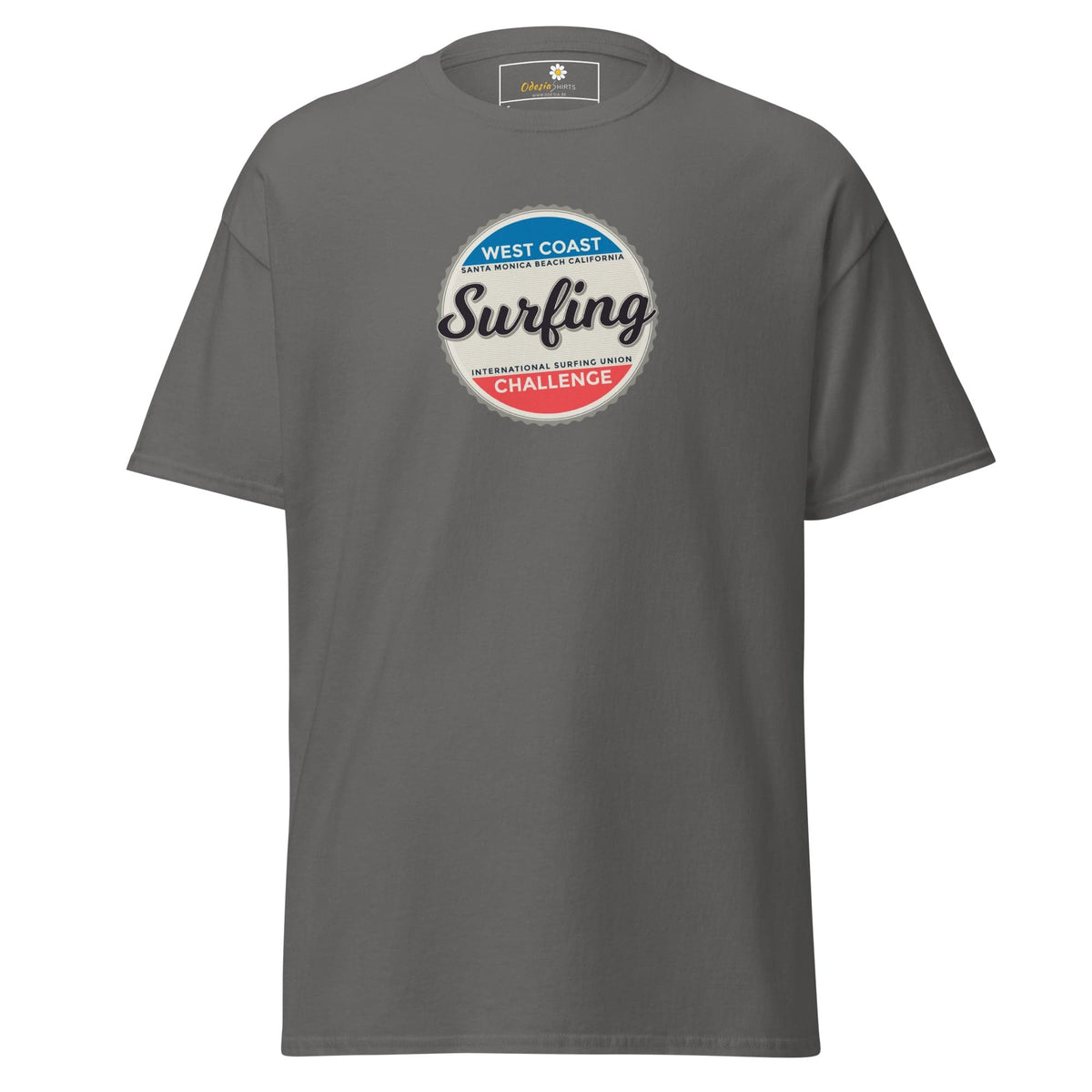 Unisex classic tee - SPORT SURFING COAST - REGULAR - Charcoal / S