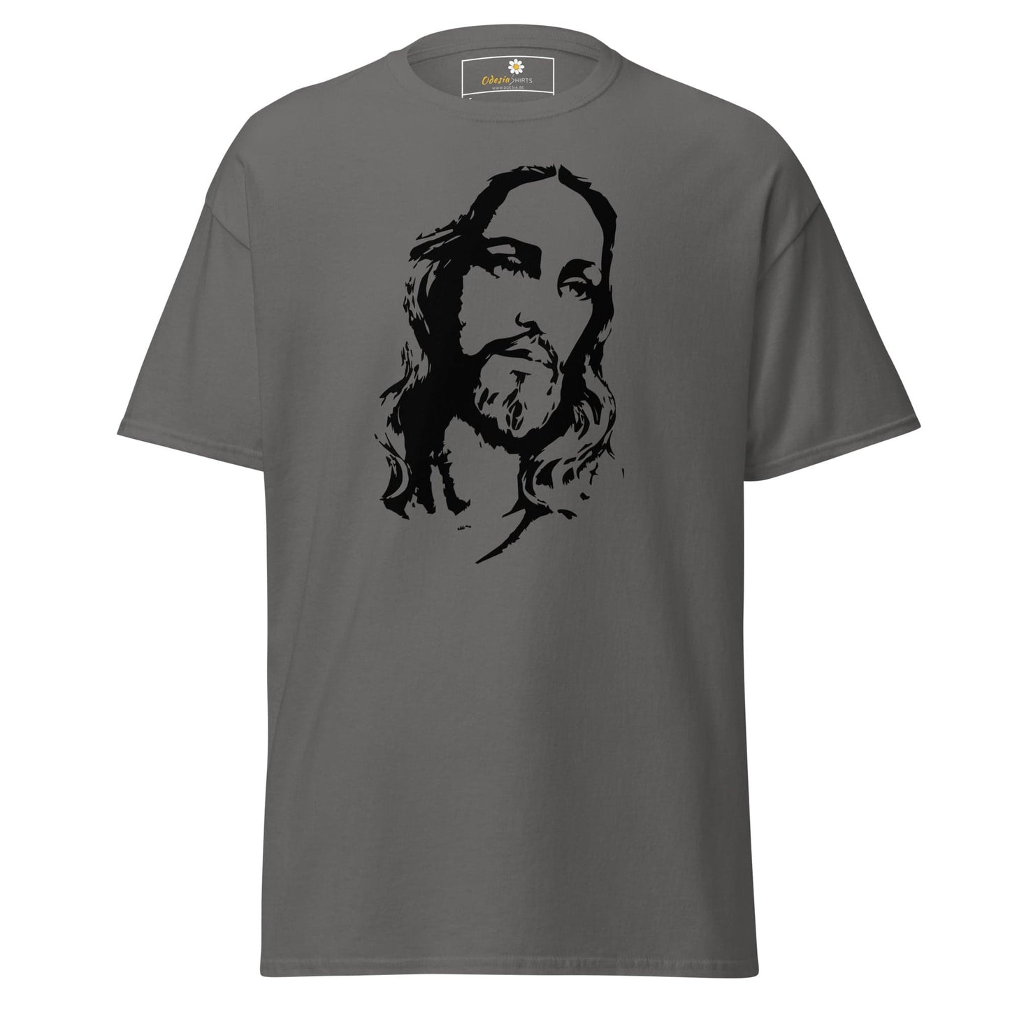 Unisex classic tee - SPIRITUAL JESUS - REGULAR - Charcoal / S