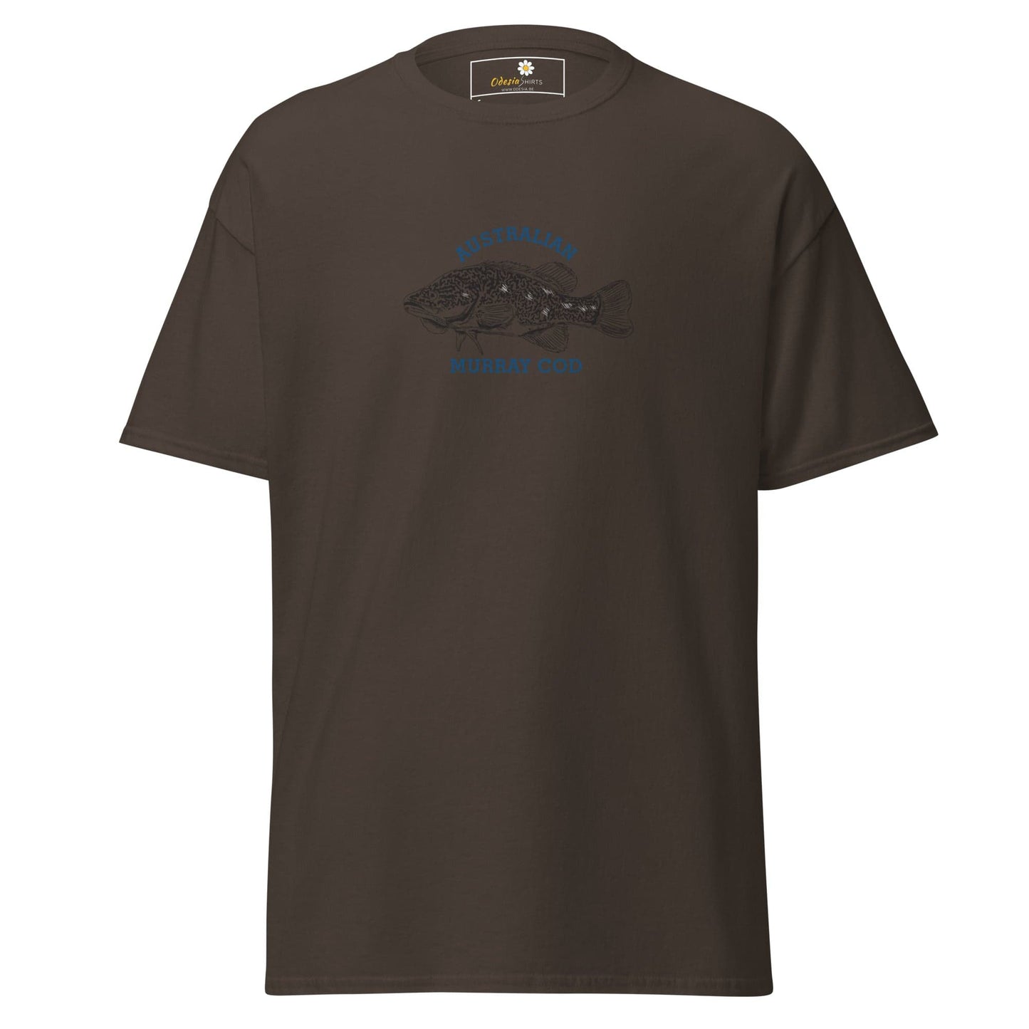 Unisex classic tee - WILD LIFE AUSTRALIAN FISH - REGULAR - Dark Chocolate / S