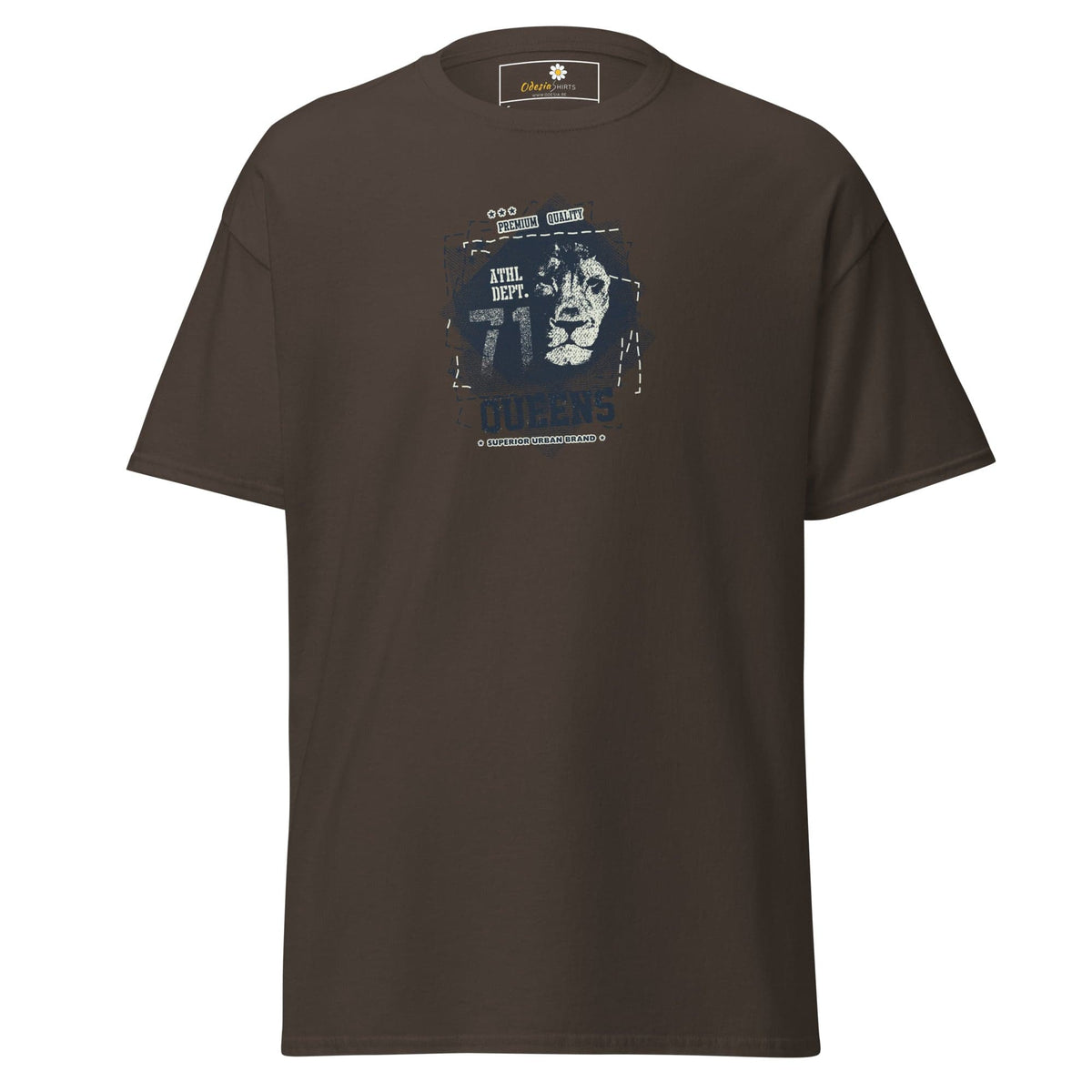 Unisex classic tee - URBAN WILD LIFE 71 QUEENS - REGULAR - Dark Chocolate / S