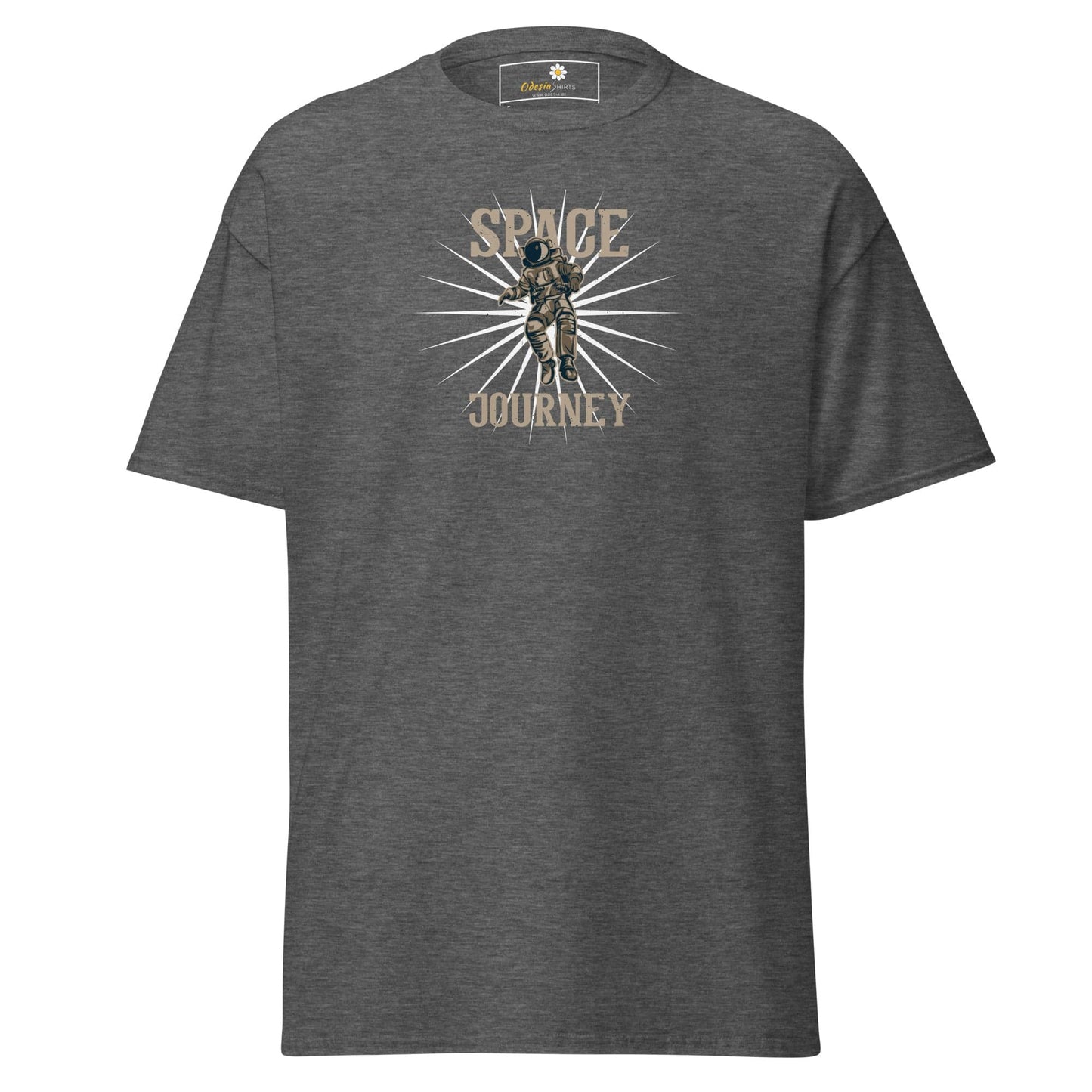 Unisex classic tee - ASTRONAUT SPACE JOURNEY - REGULAR - Dark Heather / S
