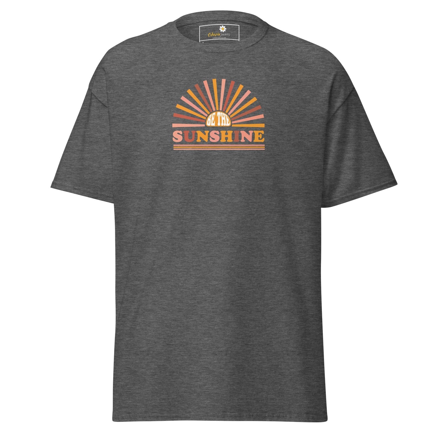 Unisex classic tee - SUMMER SUNSHINE - REGULAR - Dark Heather / S