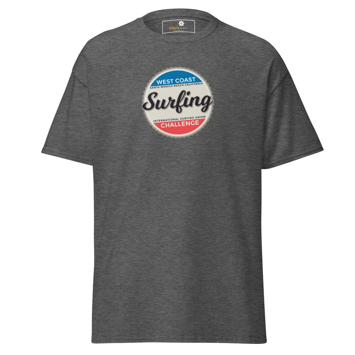 Unisex classic tee - SPORT SURFING COAST - REGULAR - Dark Heather / S