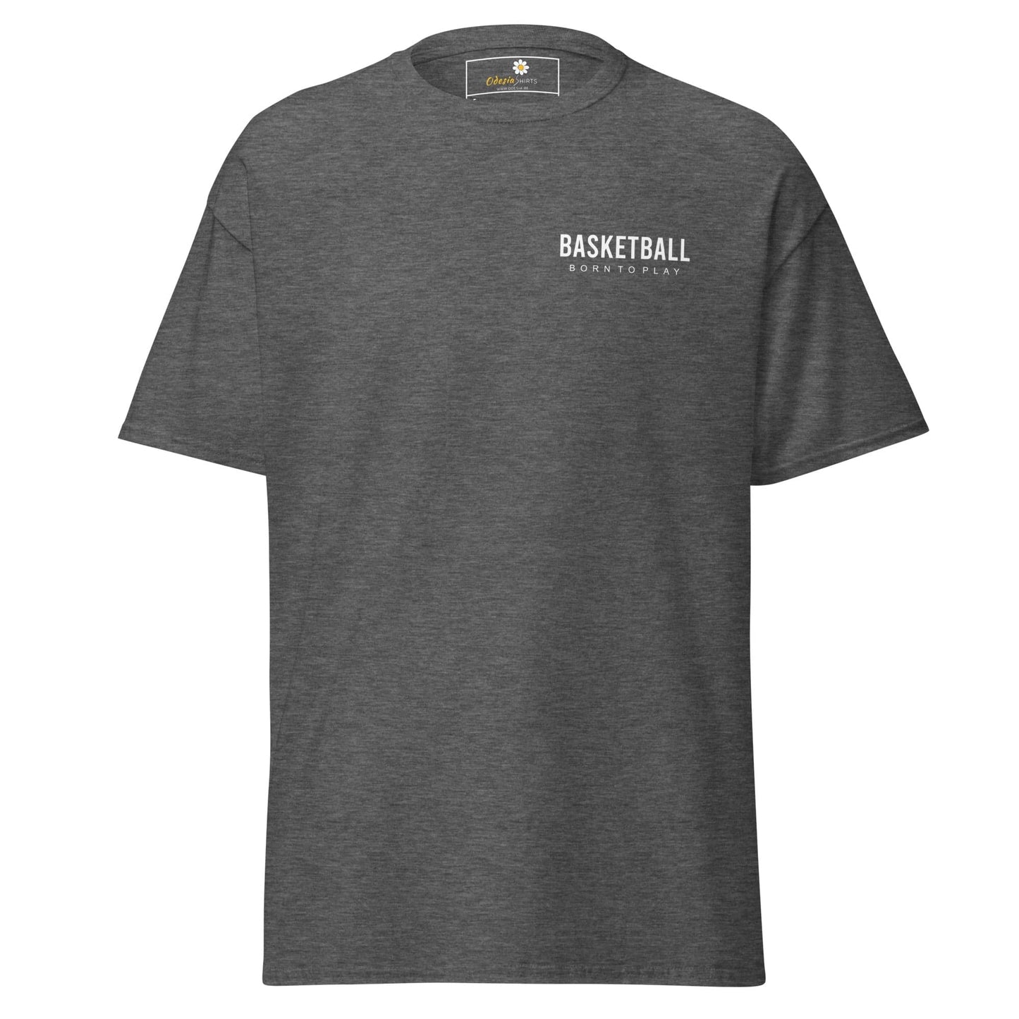 Unisex classic t-shirt - SPORT BASKETBALL - REGULAR - Dark Heather / S