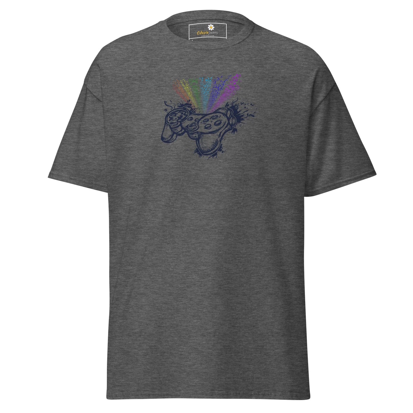 Unisex classic tee - IT COLORFUL GAMER - REGULAR - Dark Heather / S