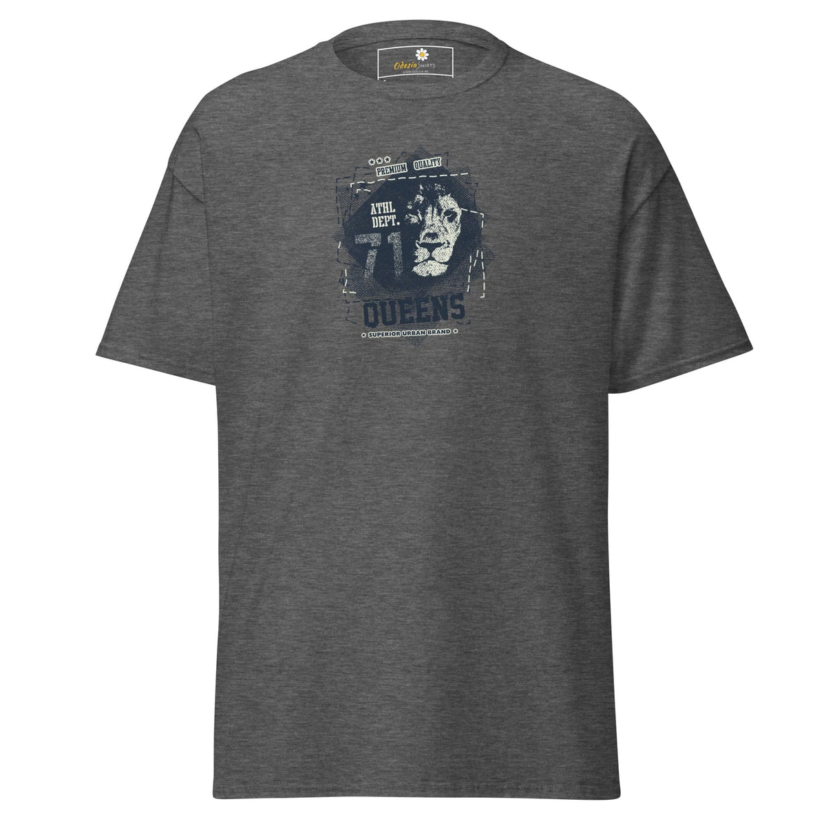 Unisex classic tee - URBAN WILD LIFE 71 QUEENS - REGULAR - Dark Heather / S