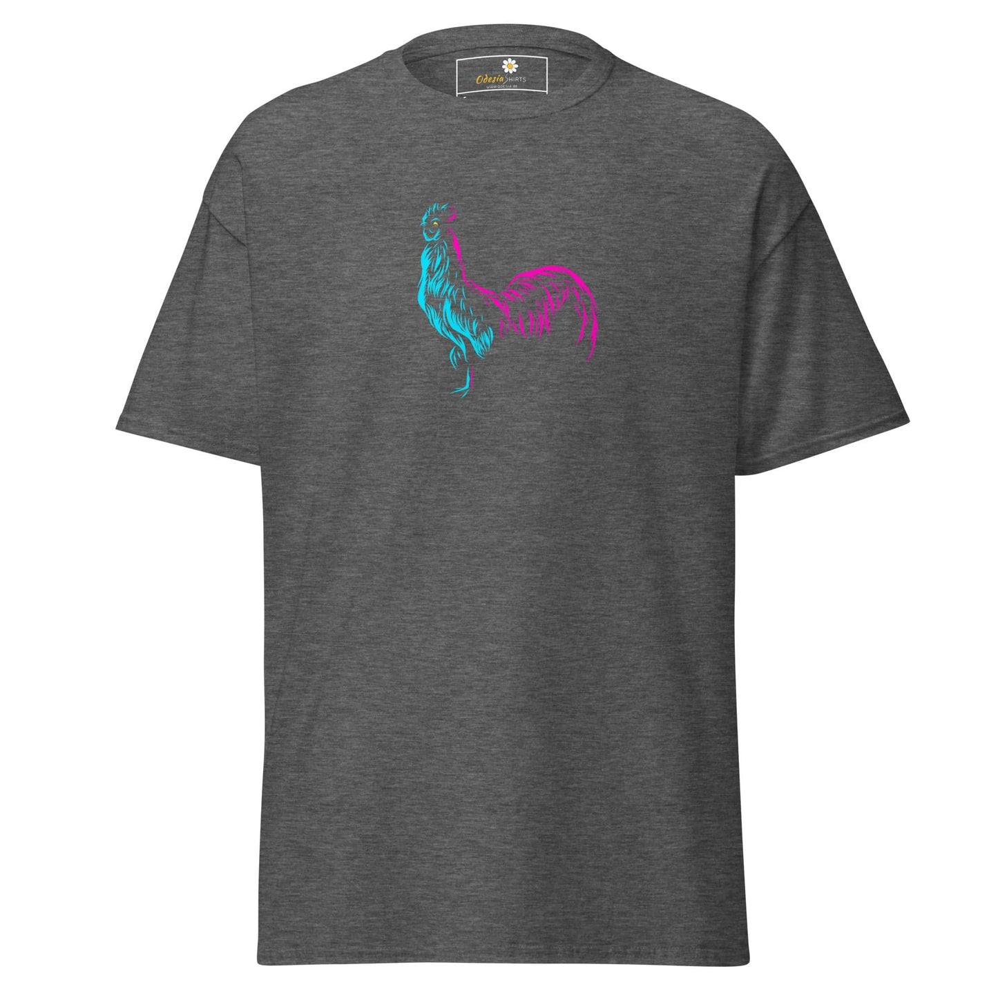 Unisex classic tee - ANIMALS COQ - REGULAR - Dark Heather / S