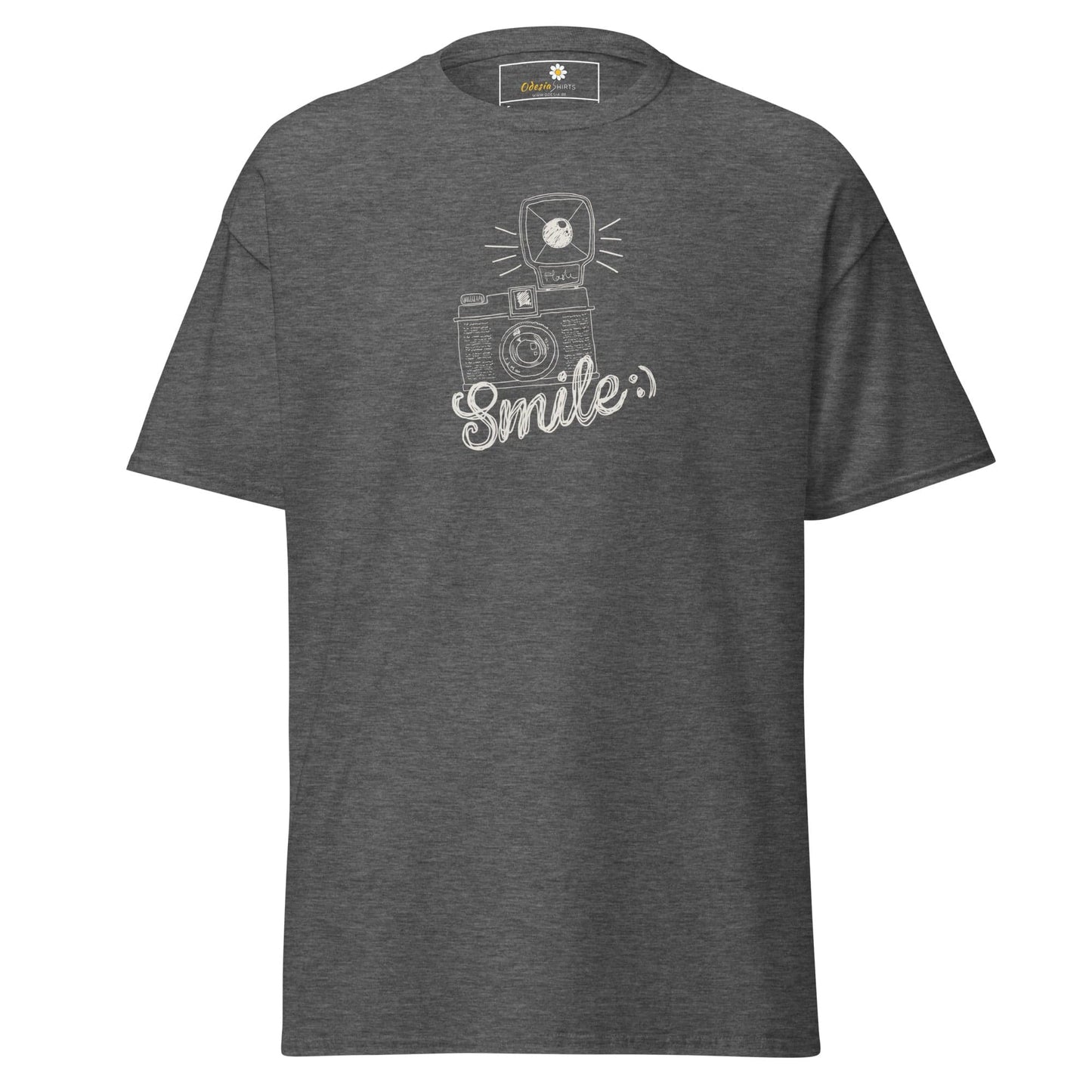 Unisex classic tee - MISC SMILE - REGULAR - Dark Heather / S