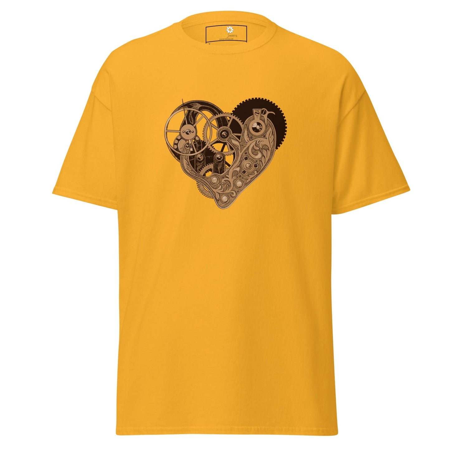 Unisex classic tee - ABSTRACT HEART - REGULAR - Gold / S