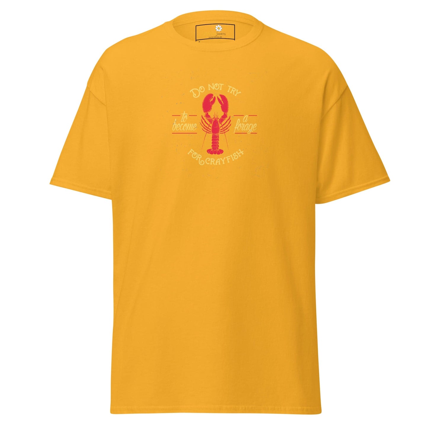 Unisex classic tee - WILD LIFE CRAYFISH - REGULAR - Gold / S