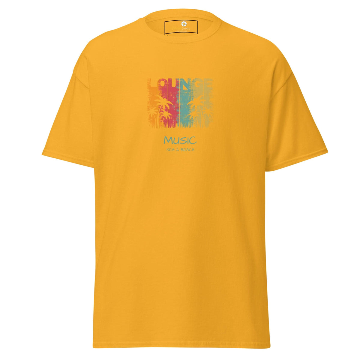 Unisex classic tee - MUSIC LOUNGE - REGULAR - Gold / S